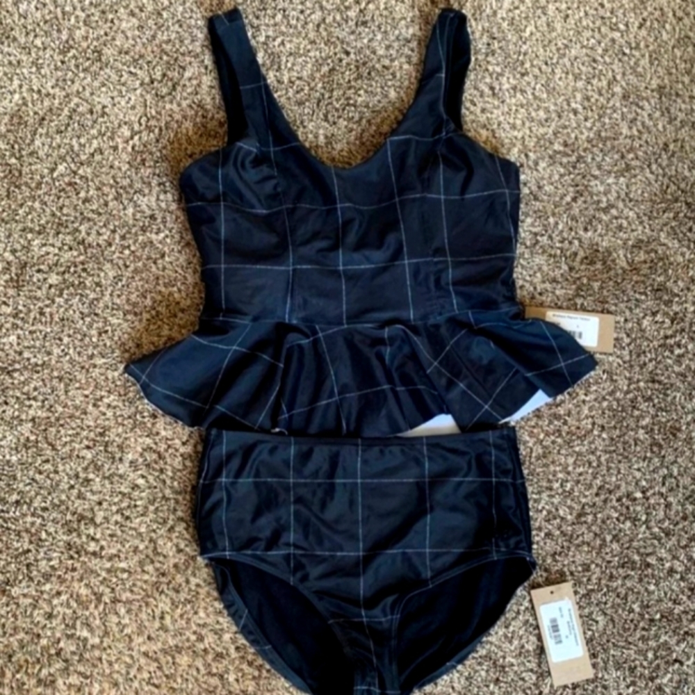 Albion Fit peplum tankini